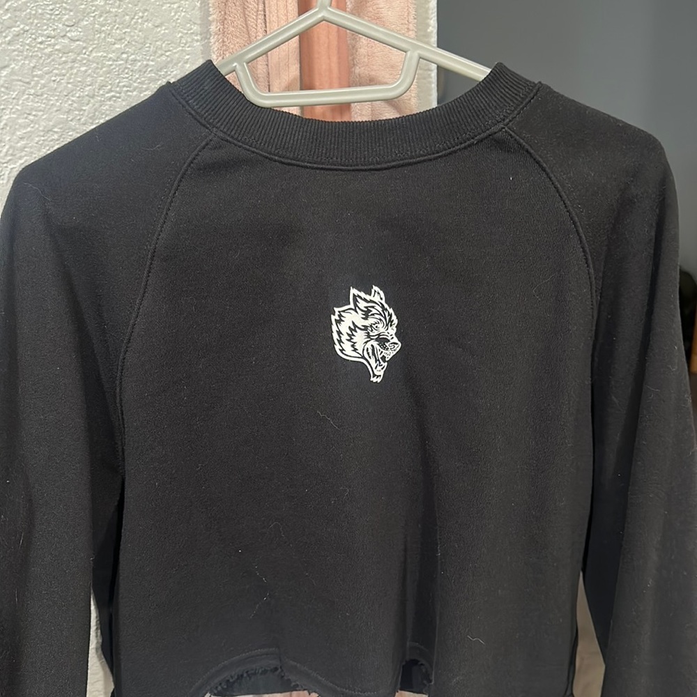 Black crop Darcsport sweater
